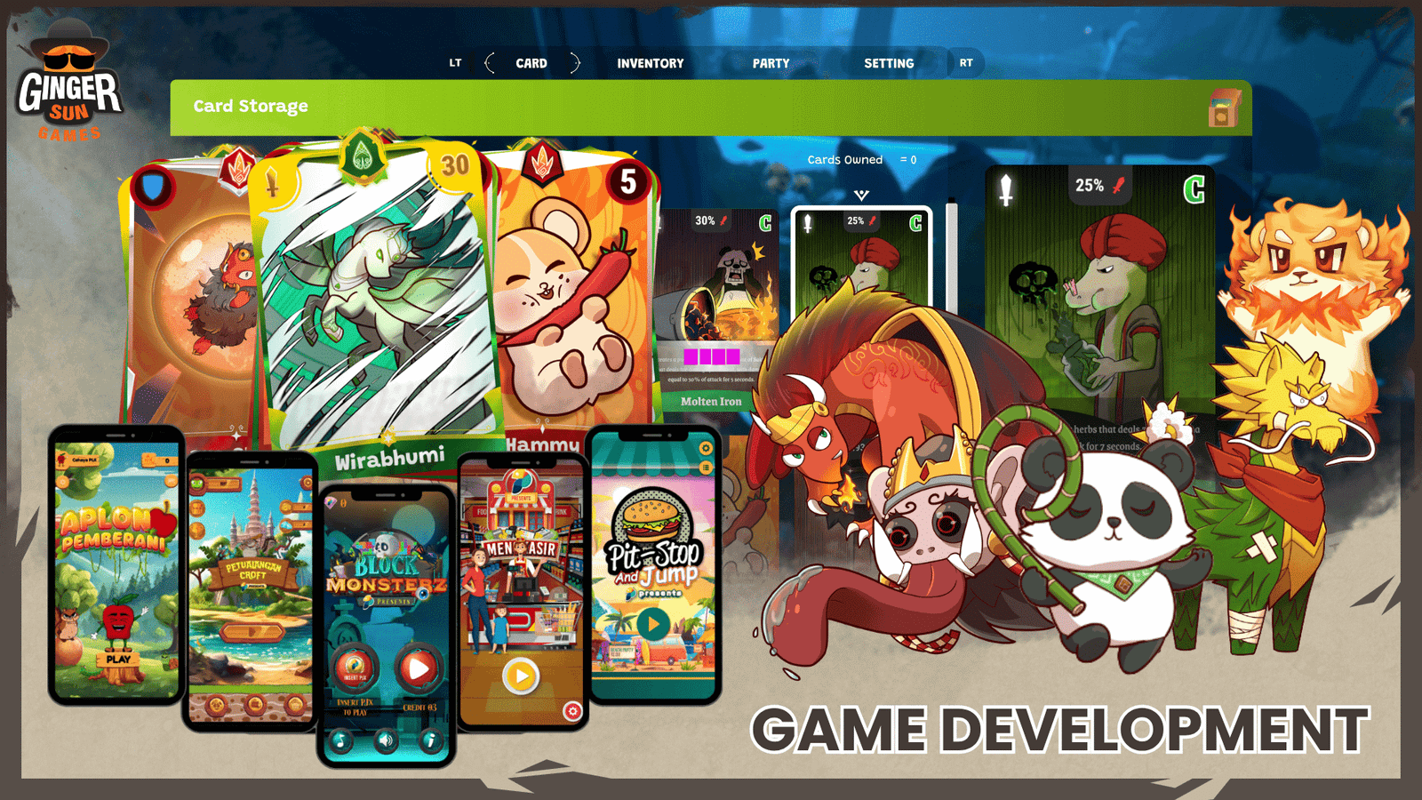 Gingersun Games showreel
